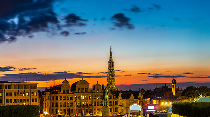 Image showing Brussels city center