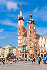 Image showing St. Mary\'s Church in Krakow