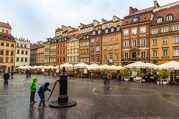 Image showing Old town square in Warsaw