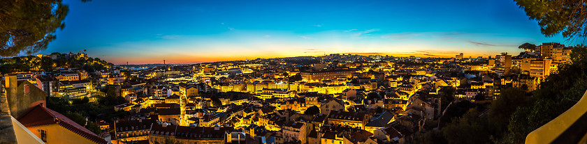 Image showing Lisbon at nigth