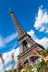 Image showing The Eiffel Tower in Paris