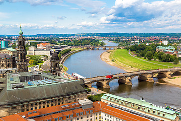 Image showing Panoramic view of Dresden