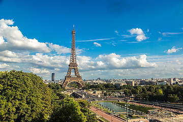 Image showing Eiffel Tower in Paris, France