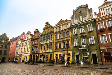 Image showing Old market square in Poznan