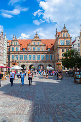 Image showing Gdansk-Old City-Long Market street