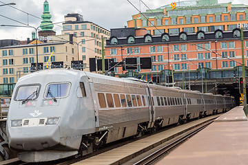 Image showing Modern  train in Sweden