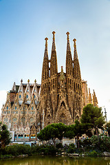 Image showing Sagrada Familia  in Barcelona