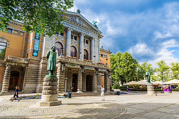 Image showing The National Theatre in Oslo