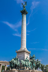 Image showing Heroes square in Budapest,