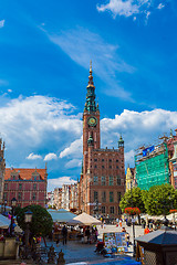 Image showing Gdansk-Old City-Long Market street