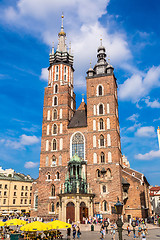 Image showing St. Mary\'s Church in Krakow