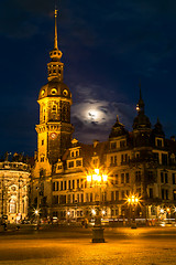 Image showing Night view of Dresden