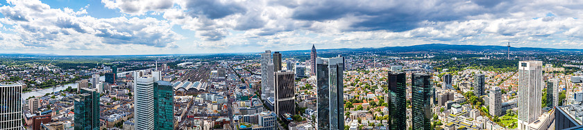 Image showing Financial district in Frankfurt