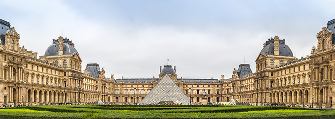 Image showing The Louvre museum in Paris