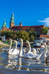 Image showing Wawel castle in Krakow