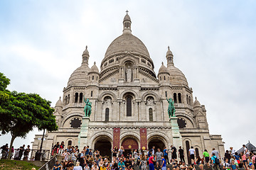 Image showing Basilica of the Sacred Heart of Jesus in Paris