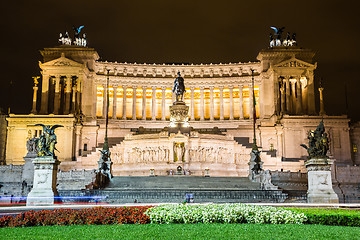 Image showing Emmanuel II monument  in Rome