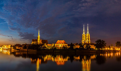 Image showing Wroclaw panorama