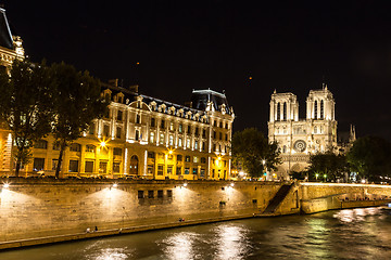 Image showing Notre Dame cathedral in Paris