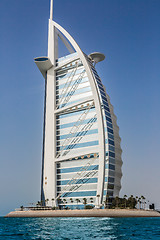 Image showing Burj Al Arab is a luxury 5 stars hotel