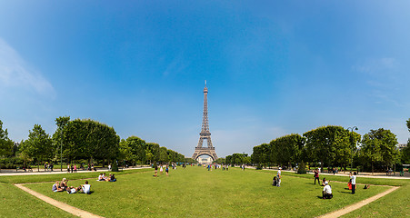 Image showing Eiffel tower in Paris