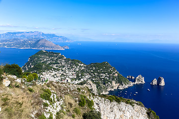 Image showing Capri island in  Italy