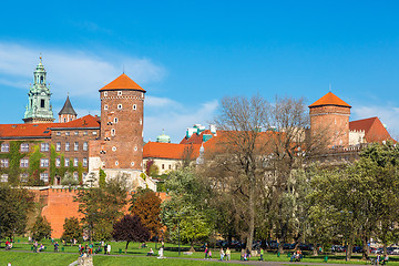 Image showing Wawel castle in Krakow