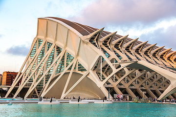 Image showing City of arts and sciences  in Valencia, Spain