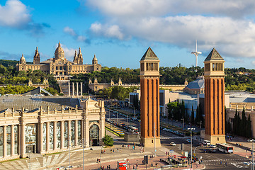 Image showing View of the center Barcelona