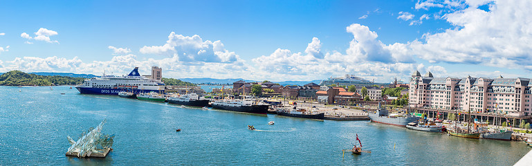 Image showing Oslo skyline in Norway