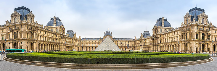 Image showing The Louvre museum in Paris