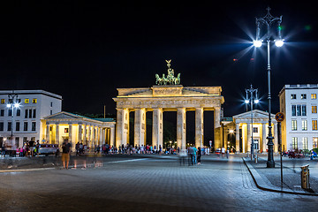 Image showing Brandenburg gate, Berlin, Germany