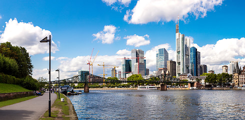 Image showing Ginancial district in Frankfurt