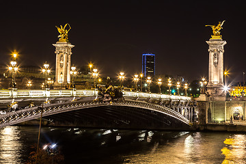 Image showing Bridge of the Alexandre III in Paris