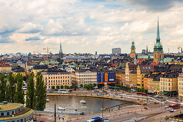 Image showing Panorama of  Stockholm, Sweden