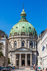 Image showing The Marble Church in Copenhagen, Denmark