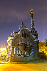 Image showing Park Guell in Barcelona,