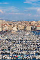 Image showing Old port  in Marseille, France