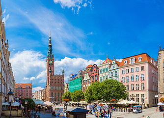 Image showing Gdansk-Old City-Long Market street