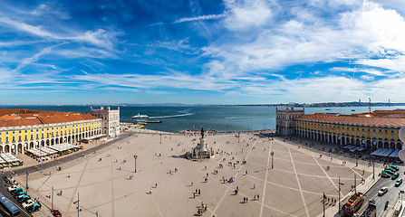 Image showing Praca do Comercio in Lisbon