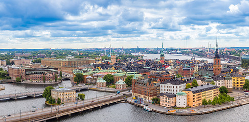 Image showing Panorama of  Stockholm, Sweden