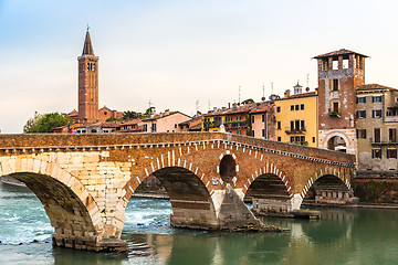 Image showing Bridge in Verona, Italy,