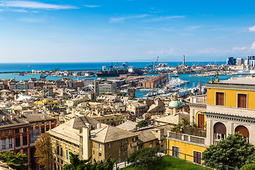 Image showing Port of Genoa in Italy