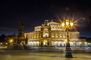 Image showing Semper opera in Dresden