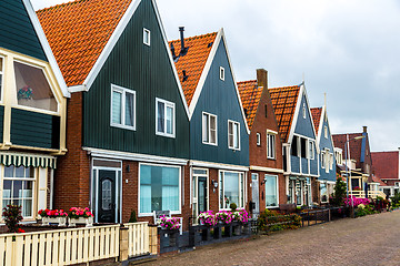 Image showing Traditional houses in Holland