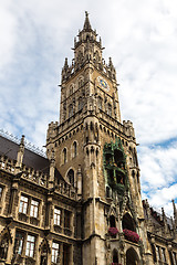 Image showing Marienplatz town hall in Munich