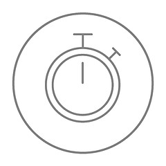 Image showing Stopwatch line icon.