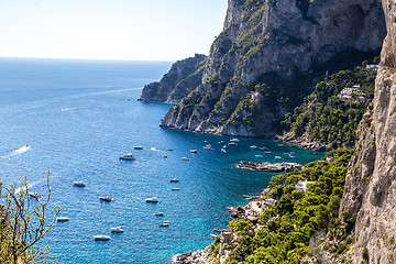 Image showing Capri island in  Italy