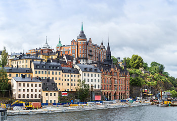 Image showing Ppanorama of the Old Town  in Stockholm, Sweden