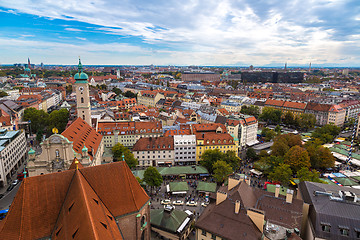 Image showing Aerial view of Munich